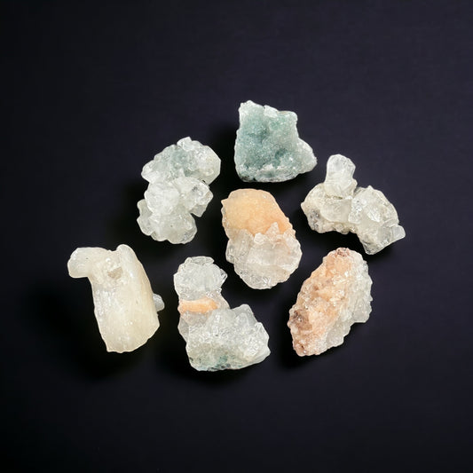 Apophylite crystal cluster