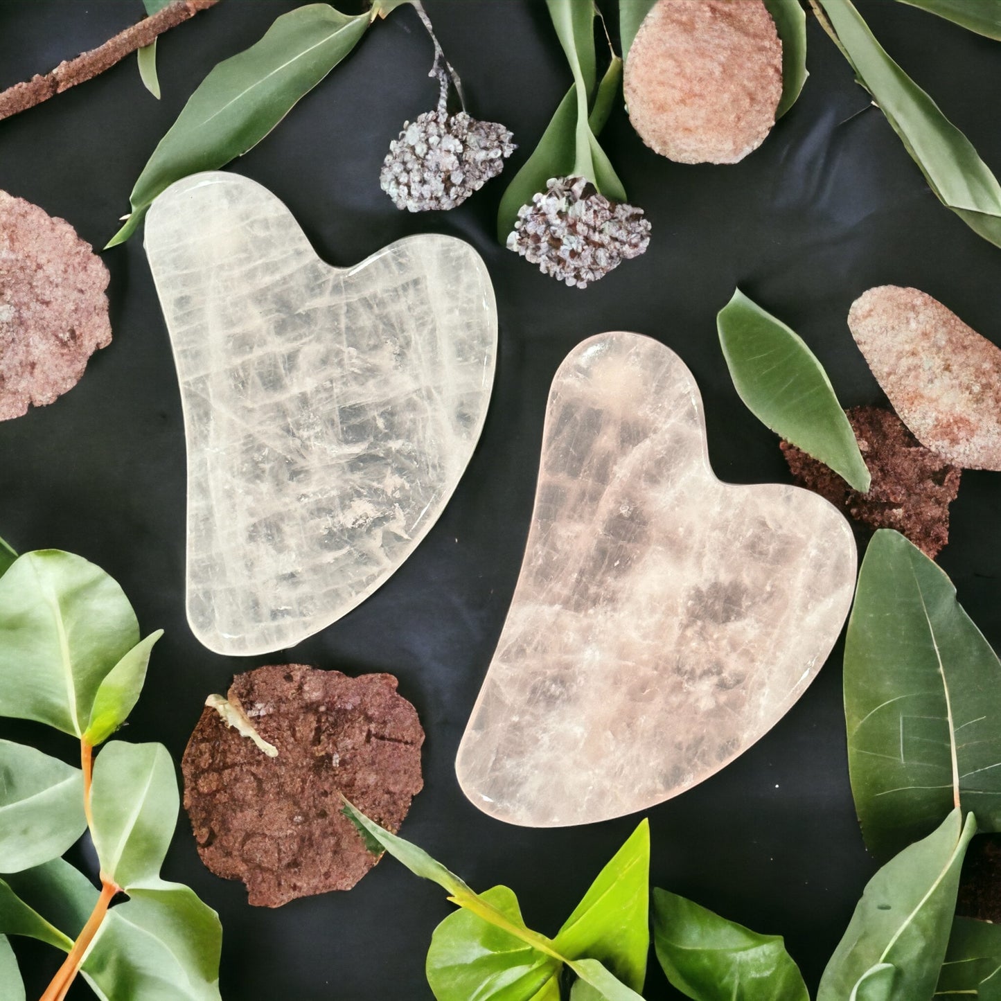 Crystal gua sha