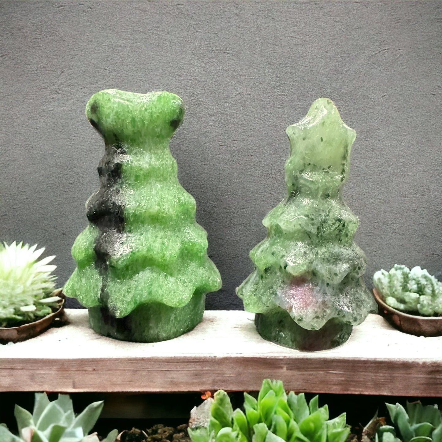 Crystal Christmas tree carving