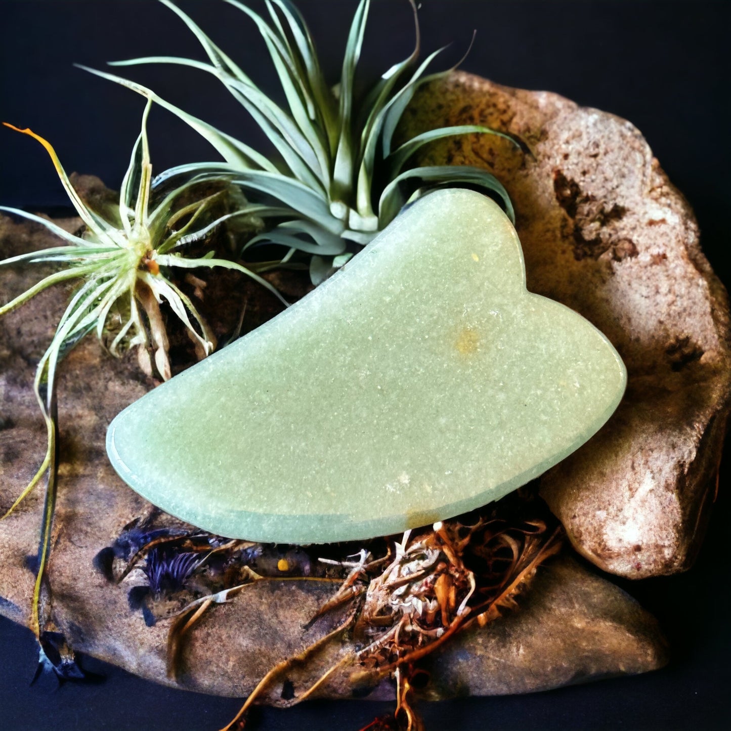 Crystal gua sha