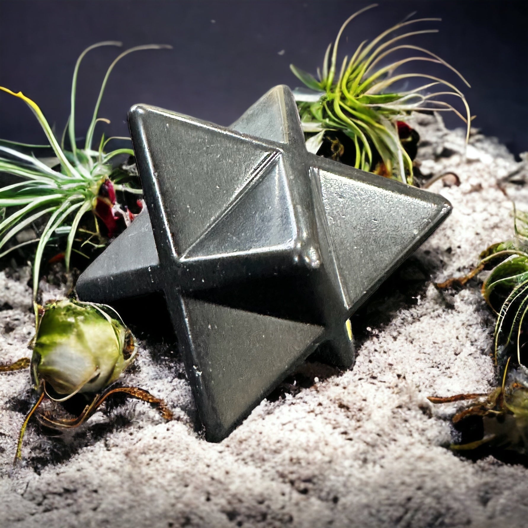 Shungite crystal merkaba