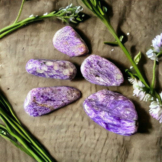 Charoite crystal tumble