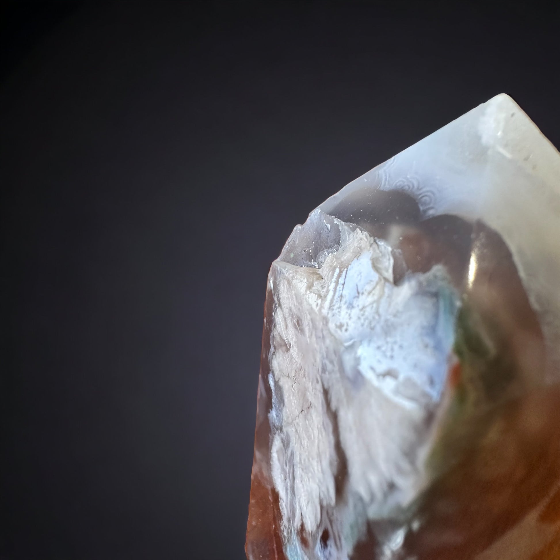 Flower agate crystal tower (perfectly imperfect)