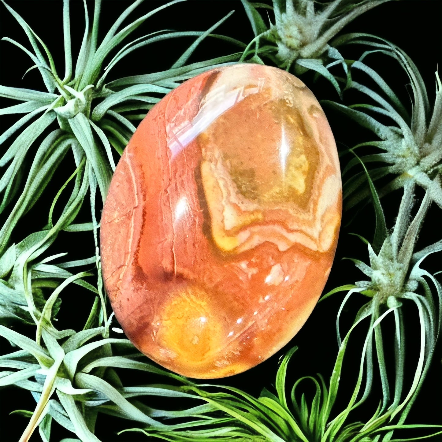 Polychrome Jasper crystal palmstone