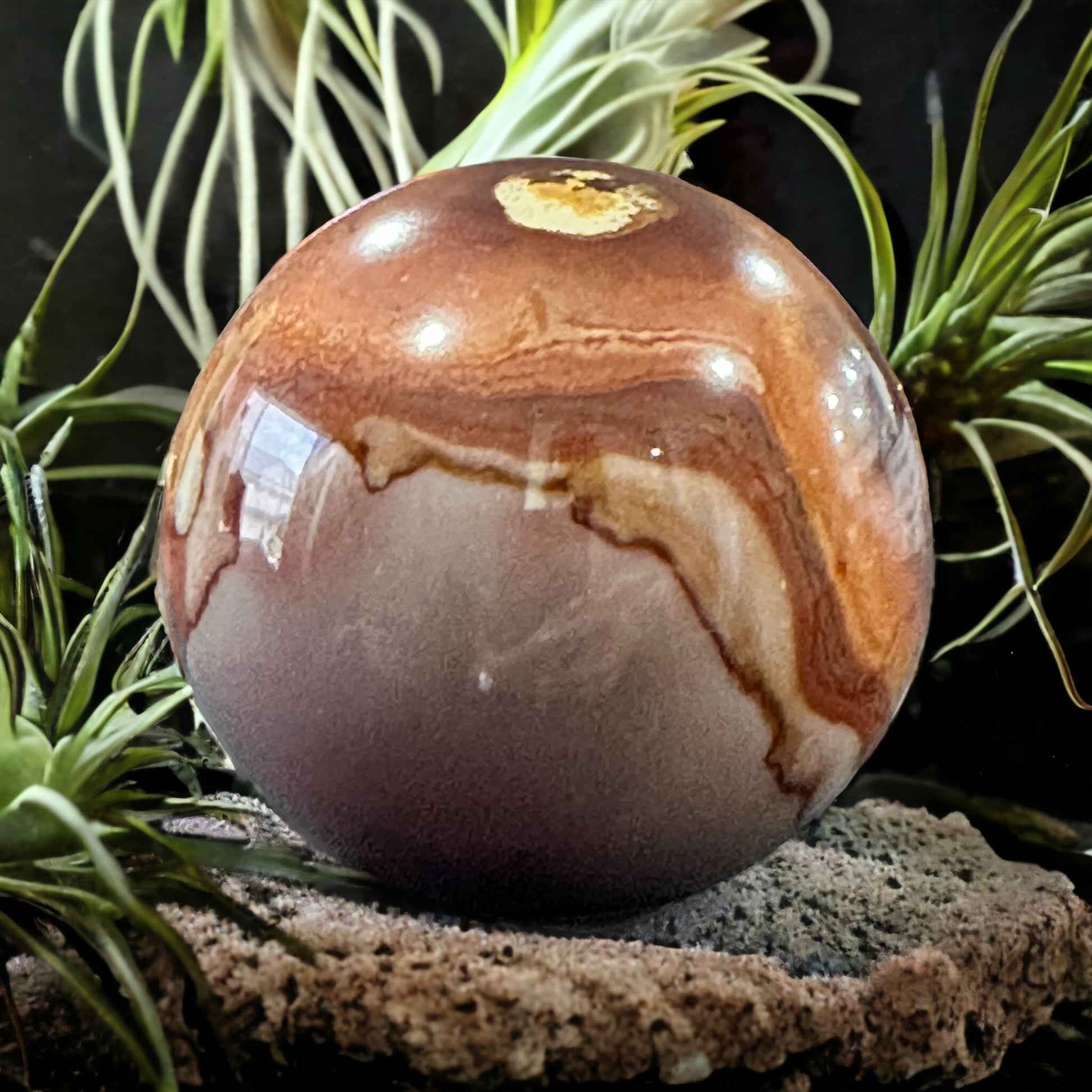 Polychrome Jasper crystal sphere