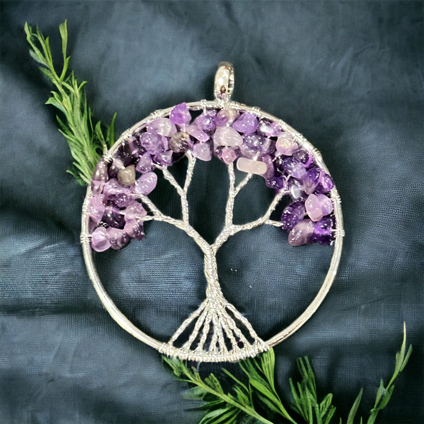 Crystal chip tree of life