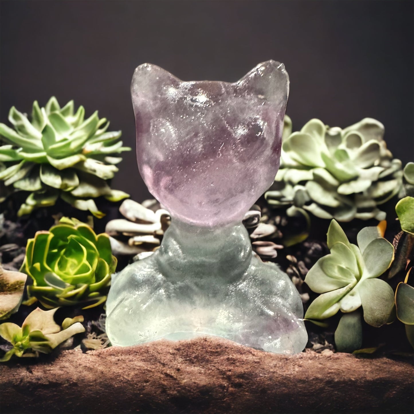 Crystal Pokémon carving