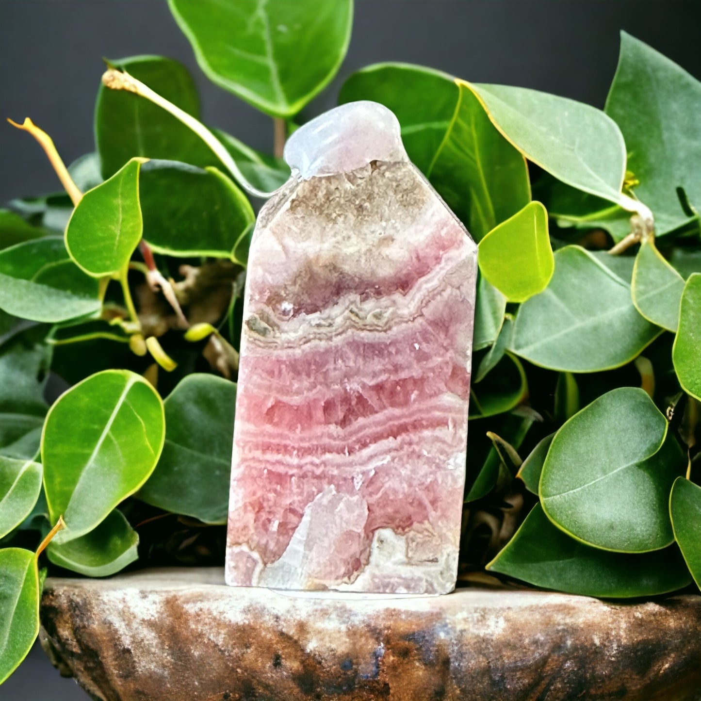 Rhodochrosite mini crystal tower