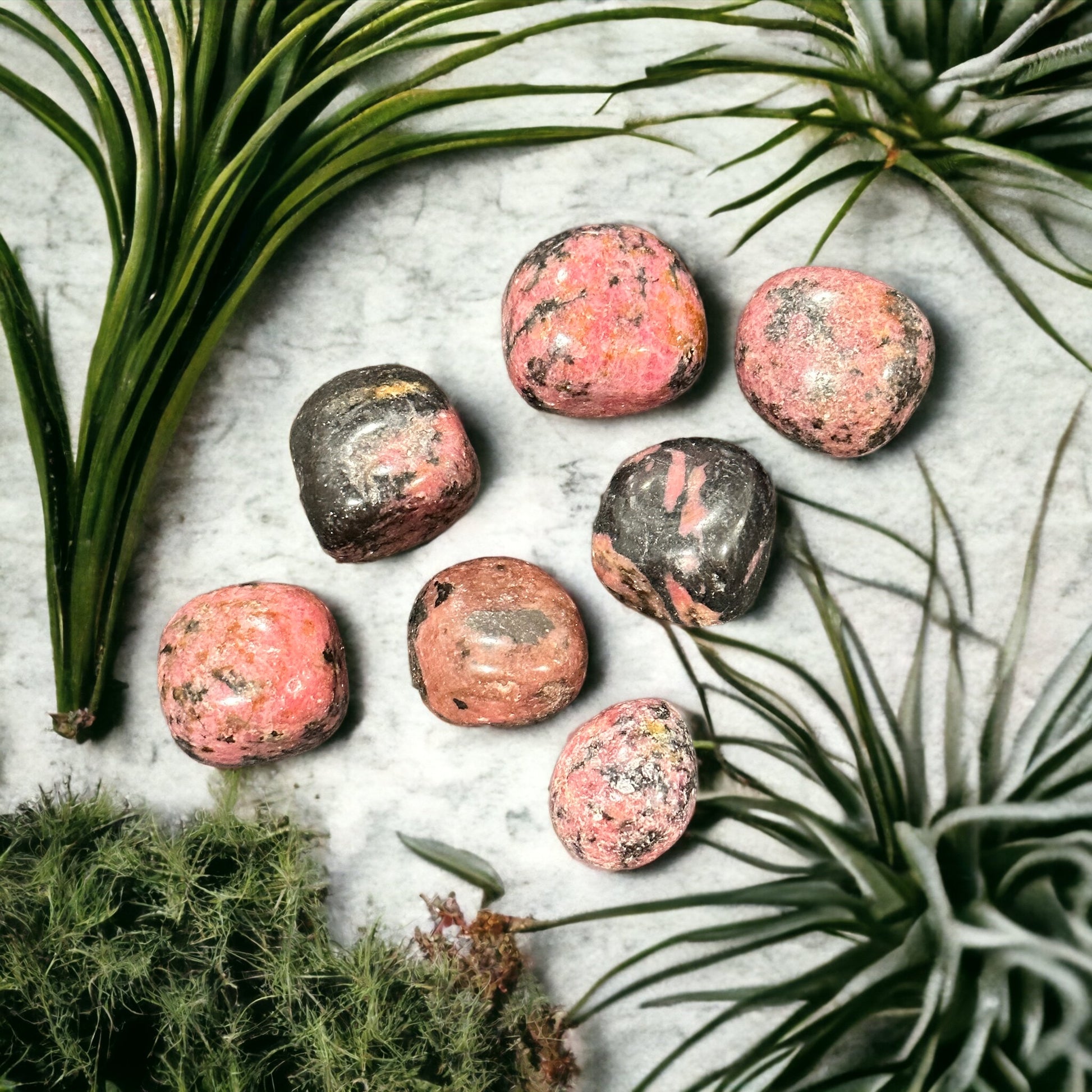 Rhodonite tumble crystal