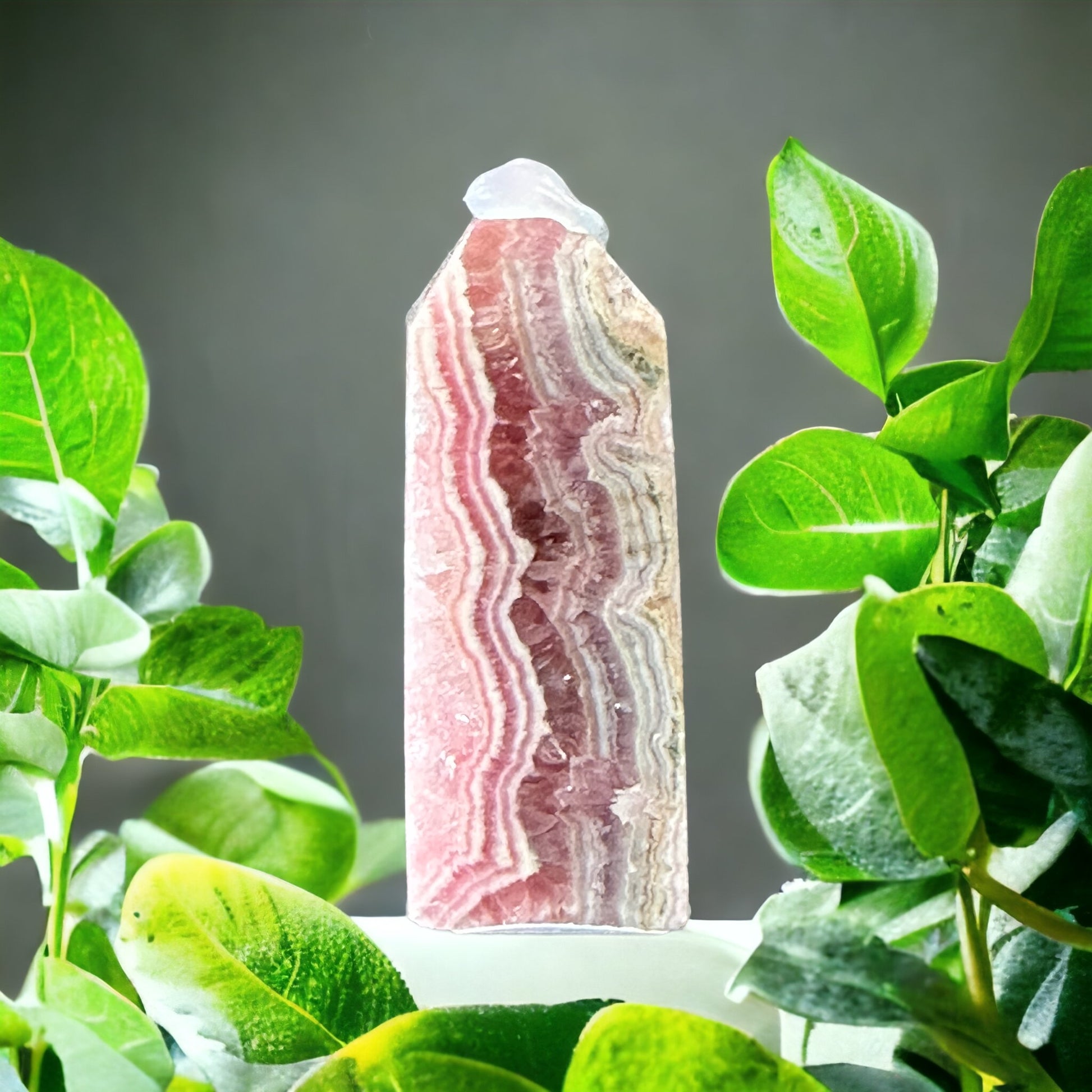 Rhodochrosite mini crystal tower