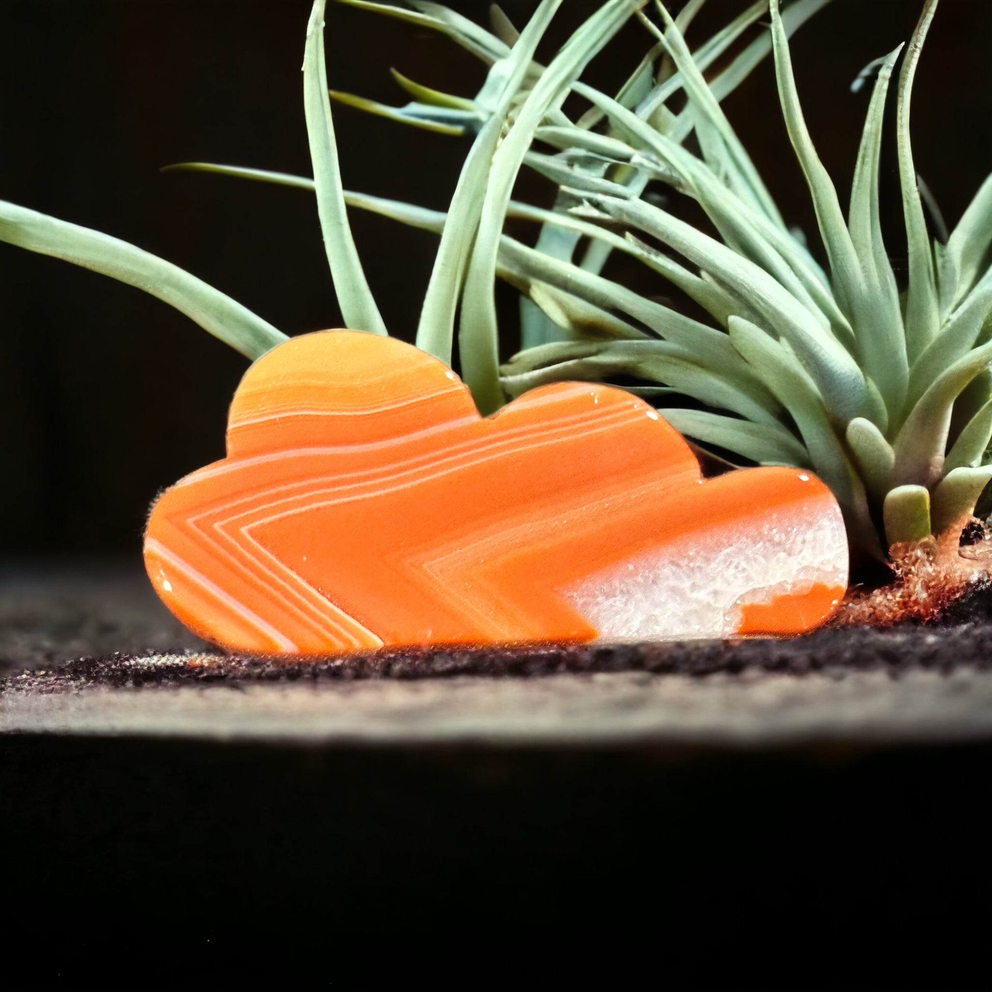 Crystal carnelian shapes