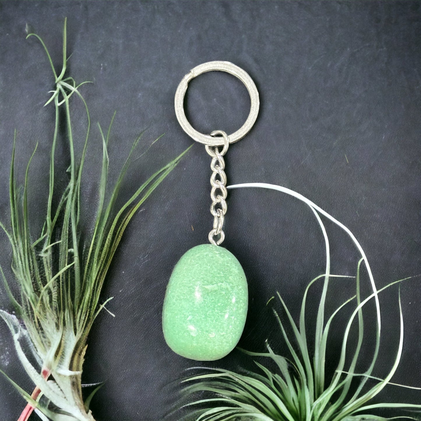 Crystal tumble keyring