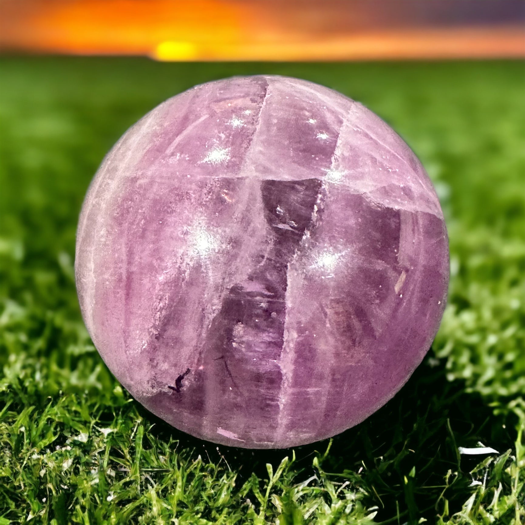 Flourite sphere crystal