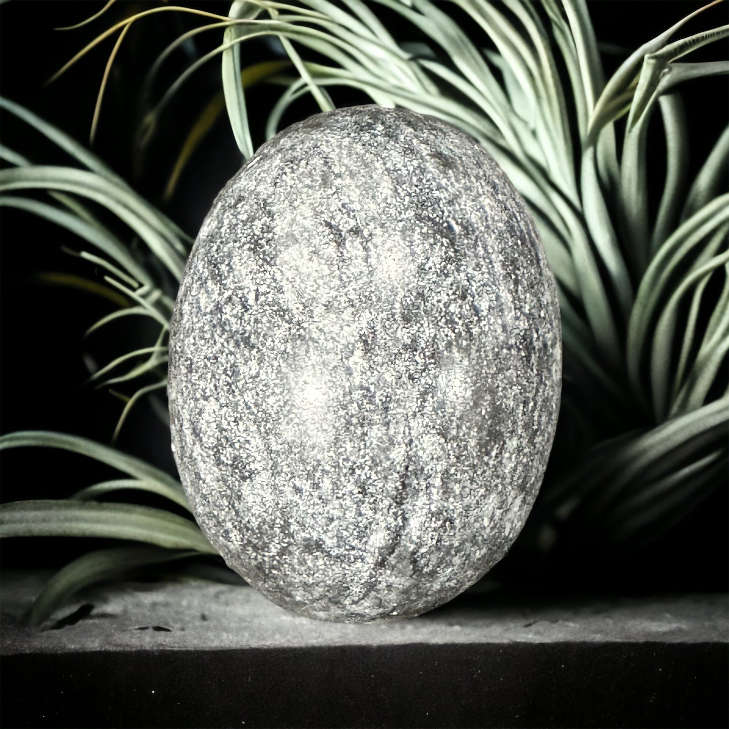 Crystal egg carving