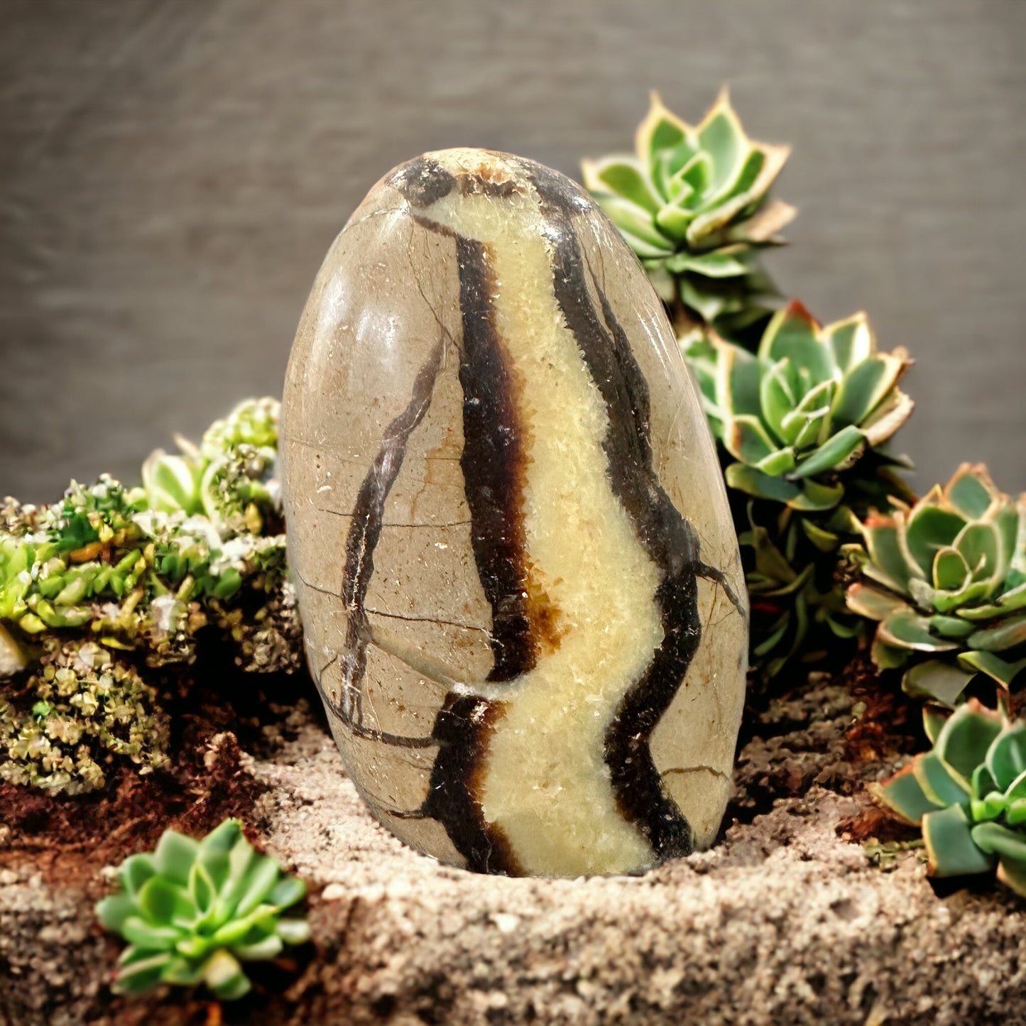 Septarian crystal freeform