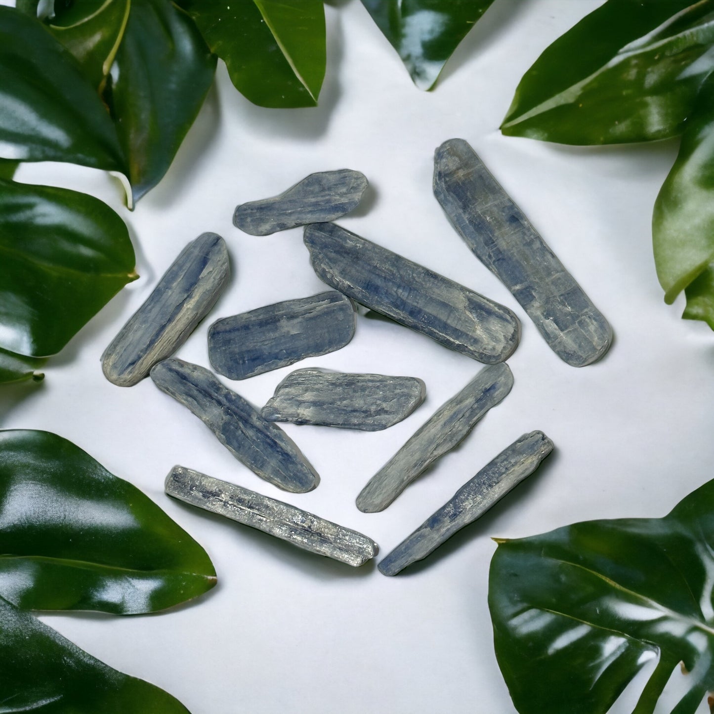 Blue kyanite blade crystal