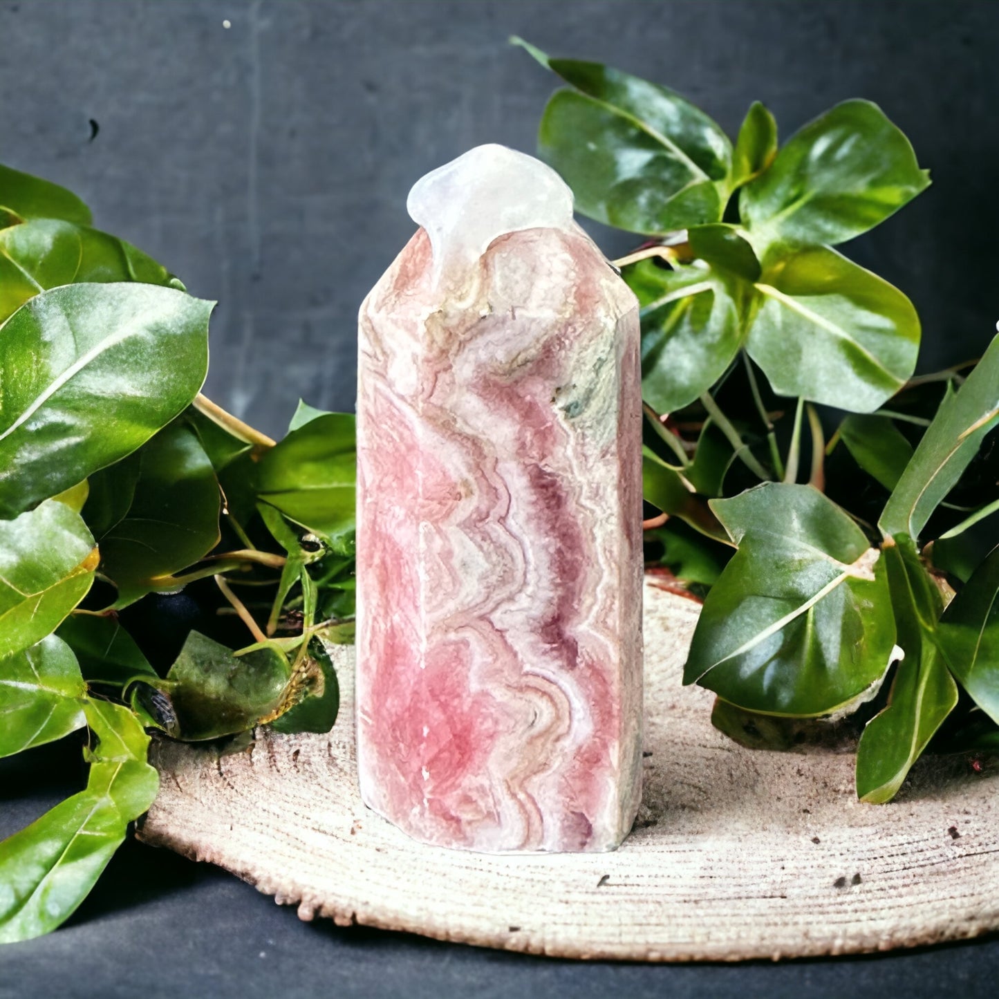 Rhodochrosite mini crystal tower