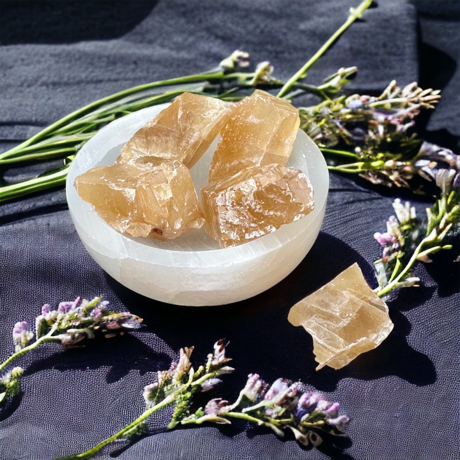 Calcite rough crystal