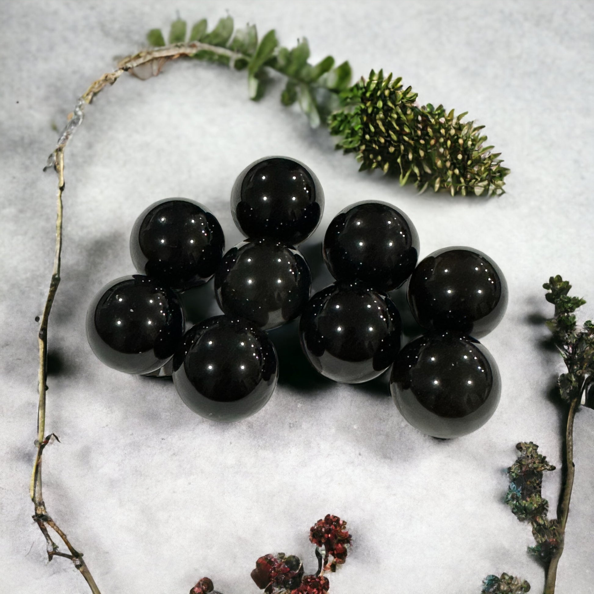 Rainbow obsidian mini sphere crystal