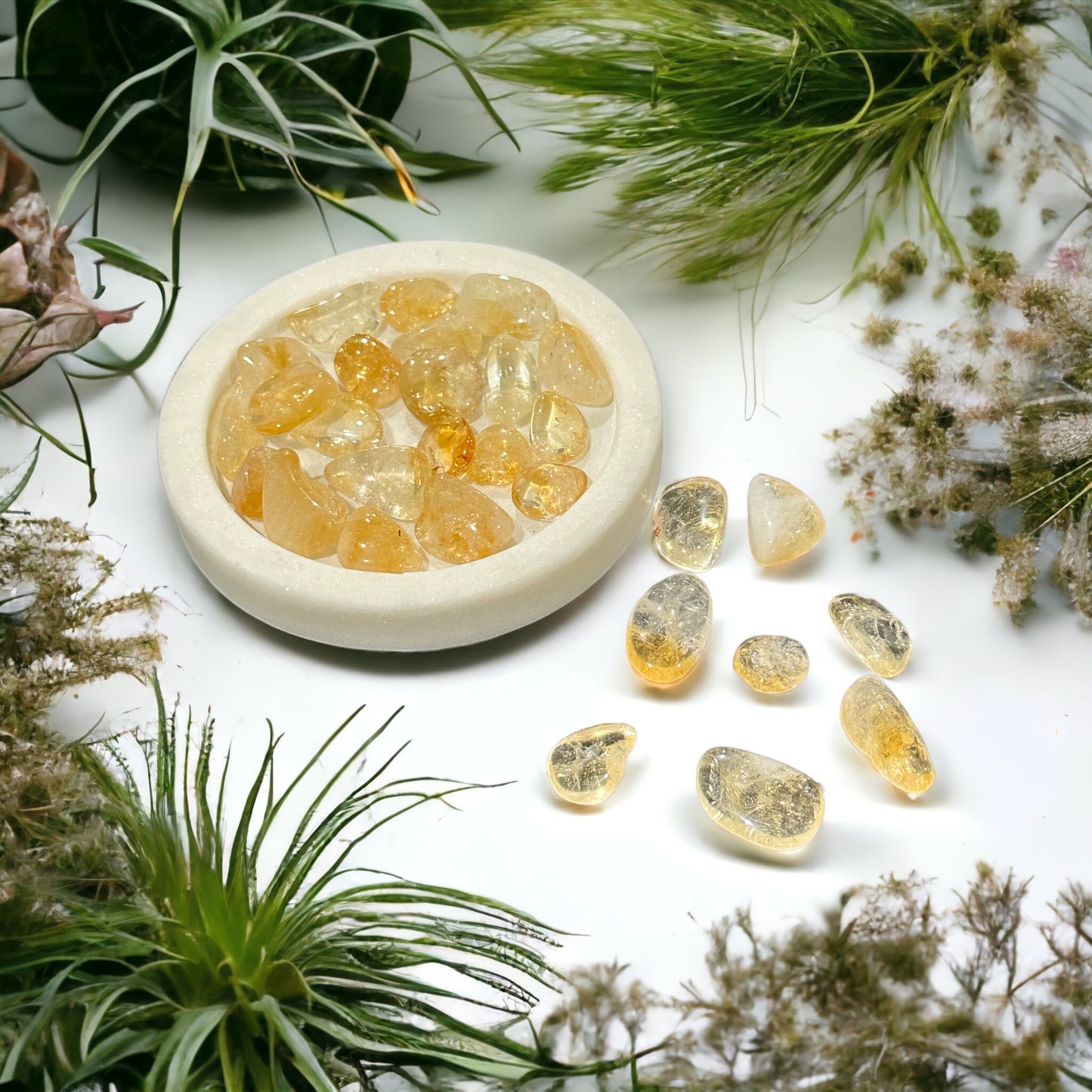 Citrine mini tumble crystal