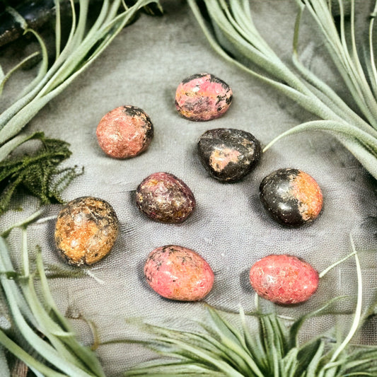 Rhodonite tumble crystal