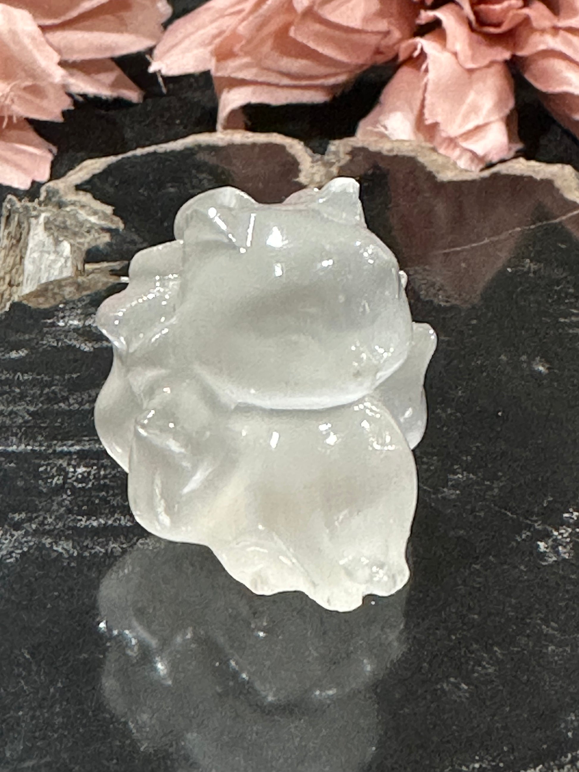 Crystal Pokémon carving