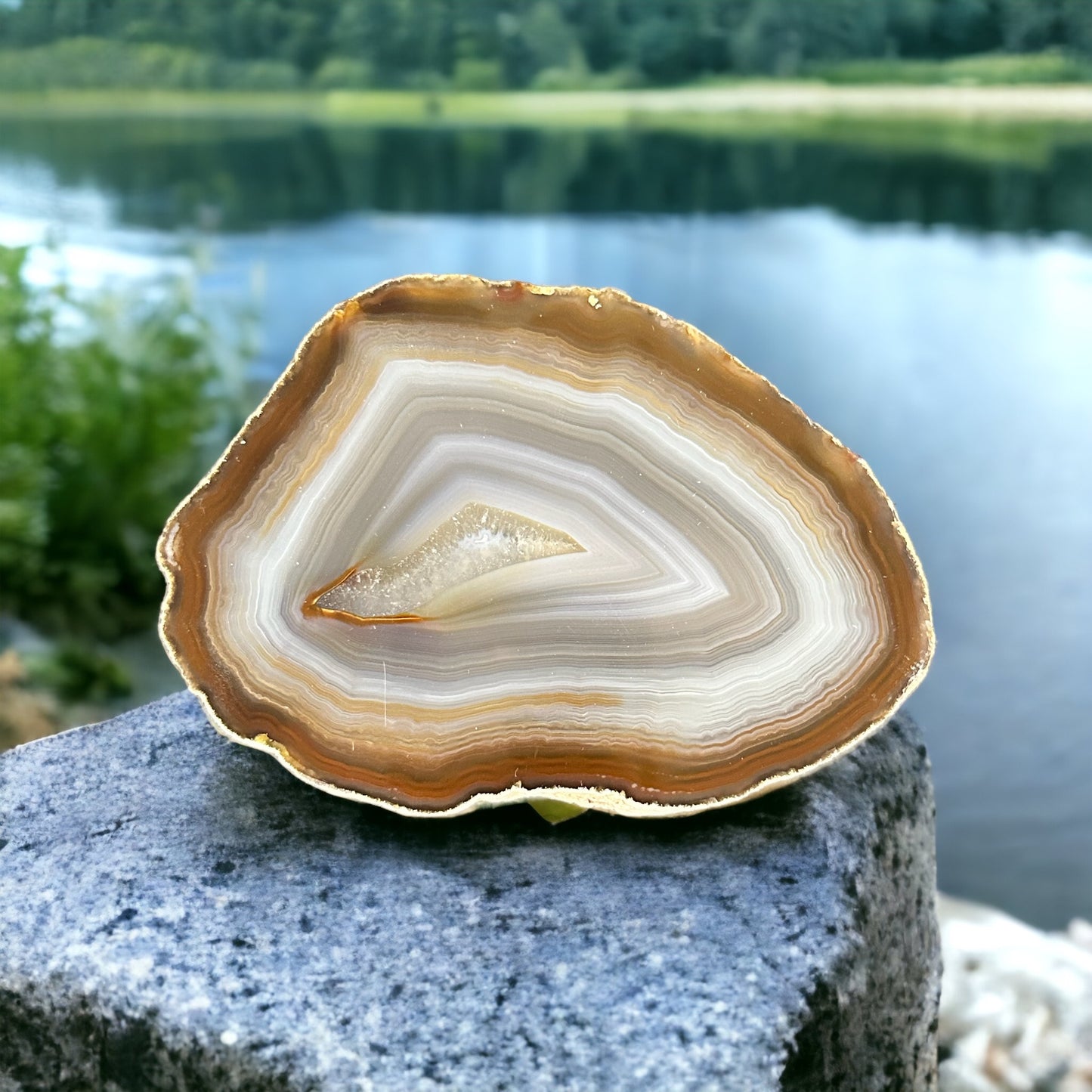 Agate slice