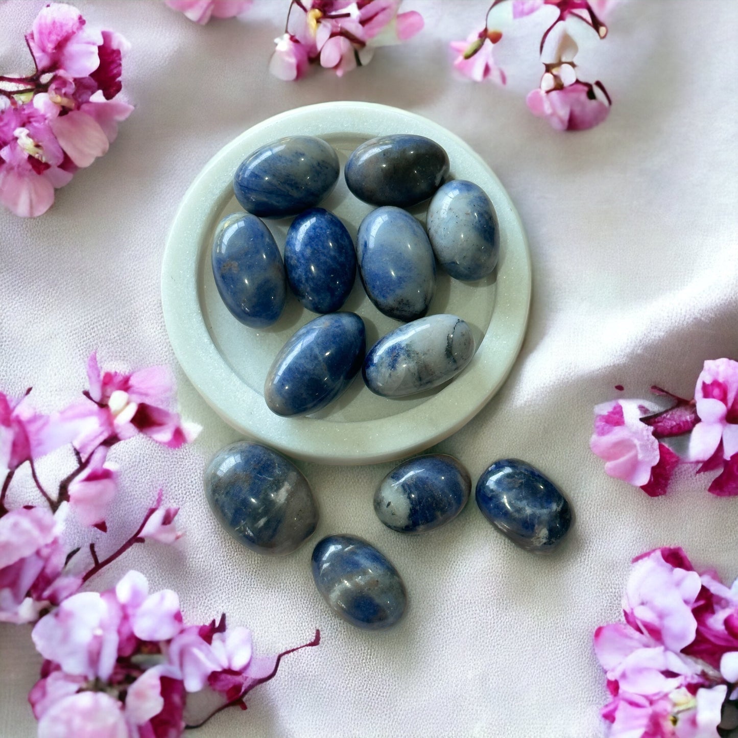 Sodalite tumble crystal