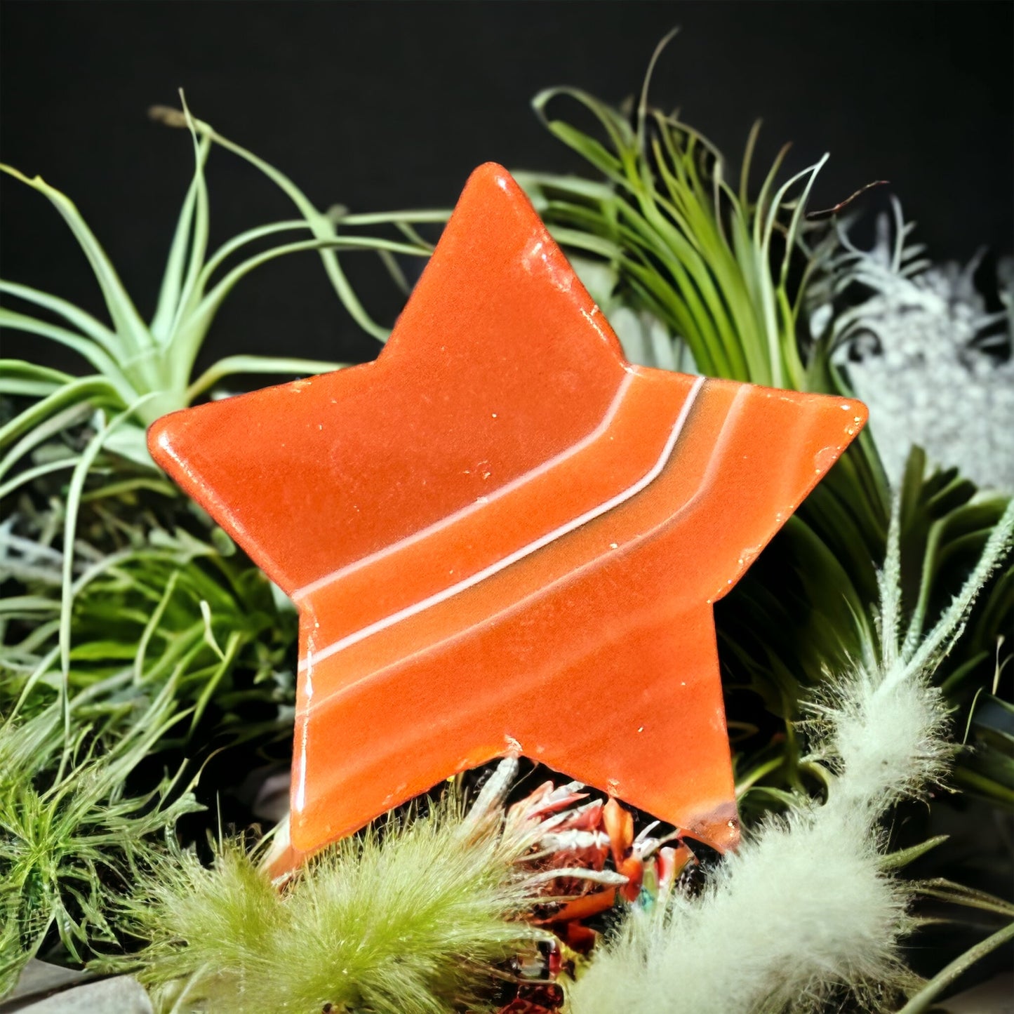 Crystal carnelian shapes