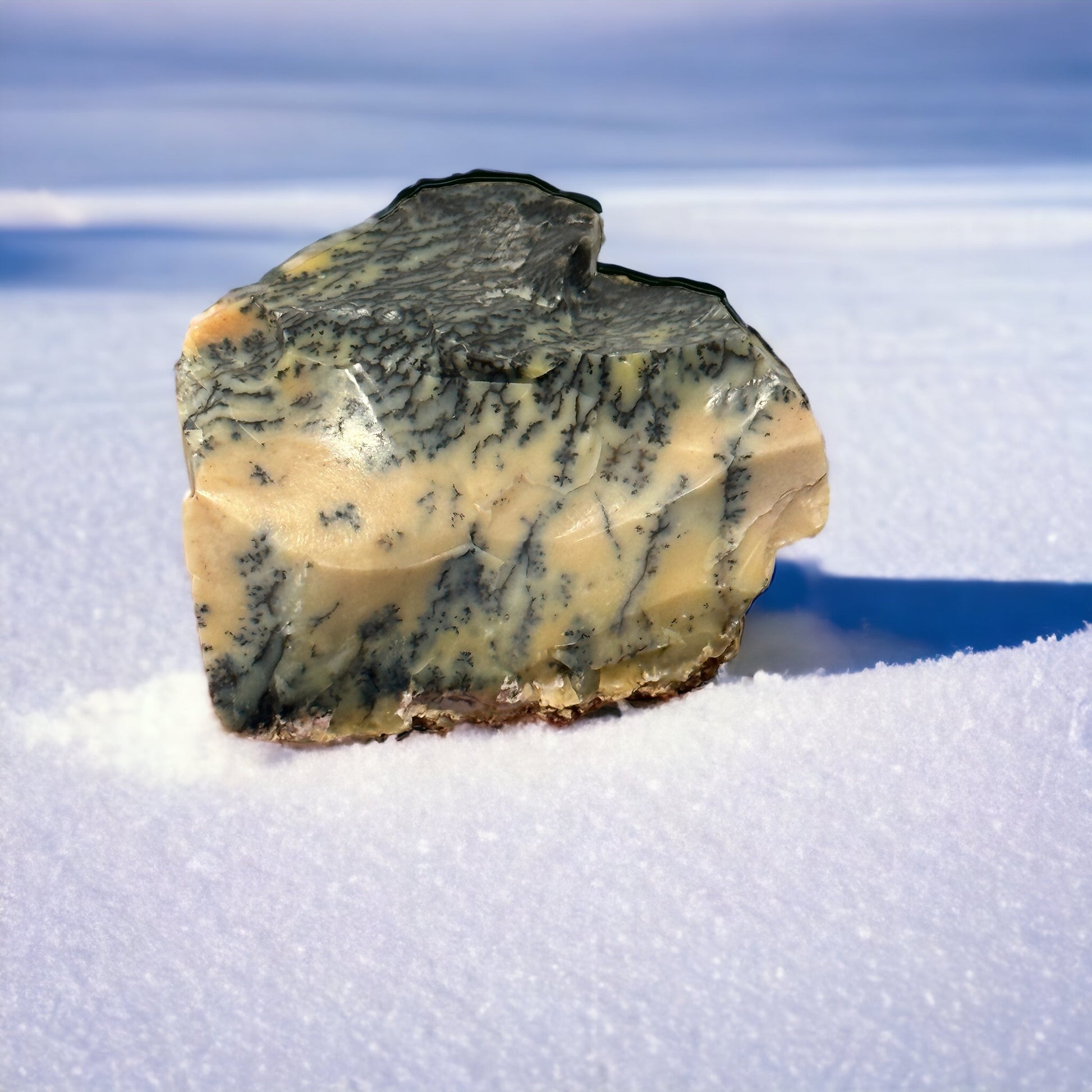 Dendritic jasper crystal