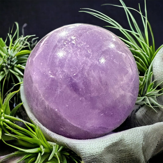 Amethyst sphere crystal