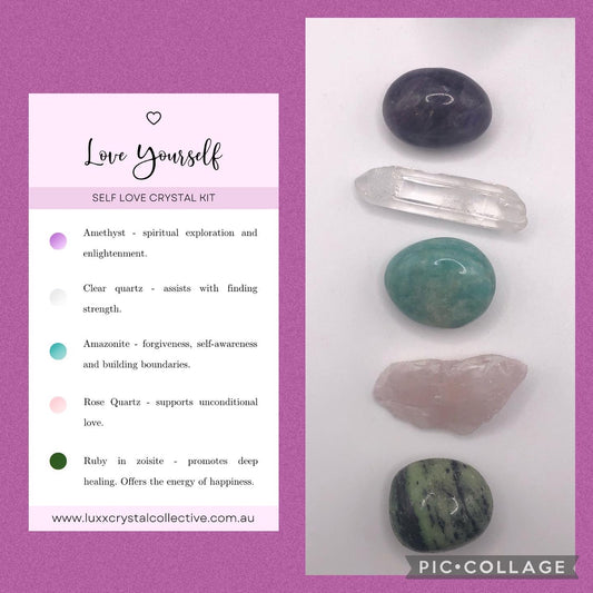 Self love crystal kit